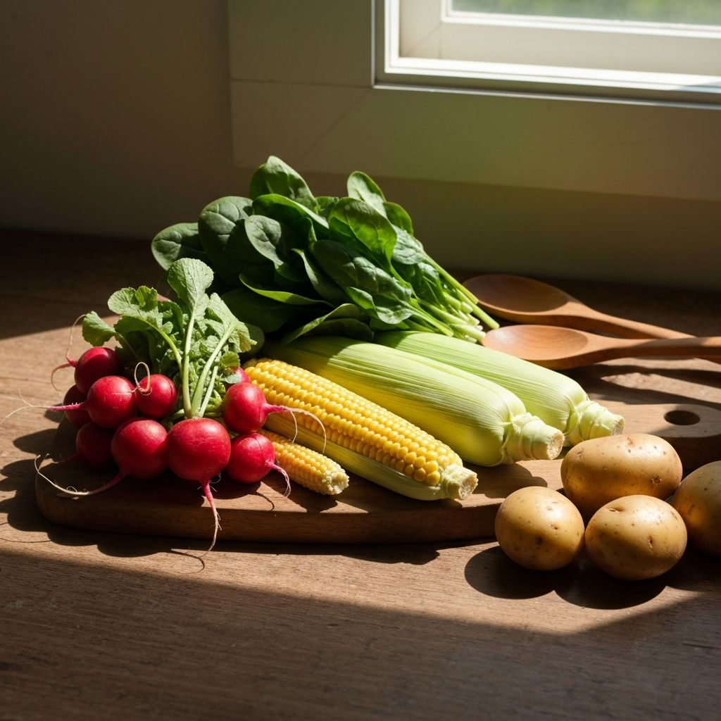 Fresh vegetables and healthy food